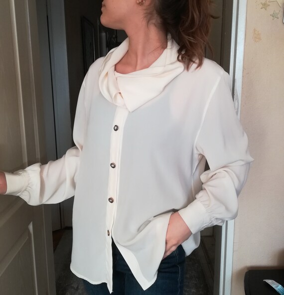 womens shawl collar shirt