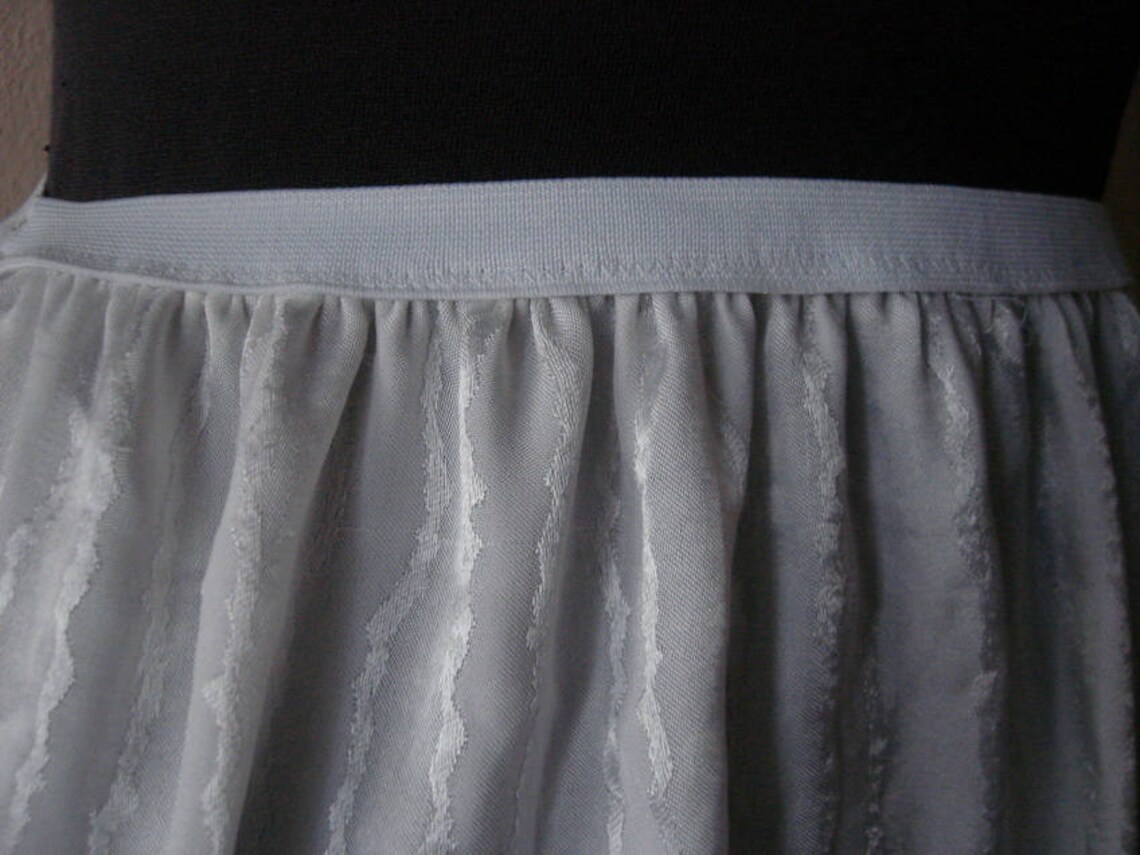 Ruffle Slip Dress Extender White Under Skirt for Women Half Etsy
