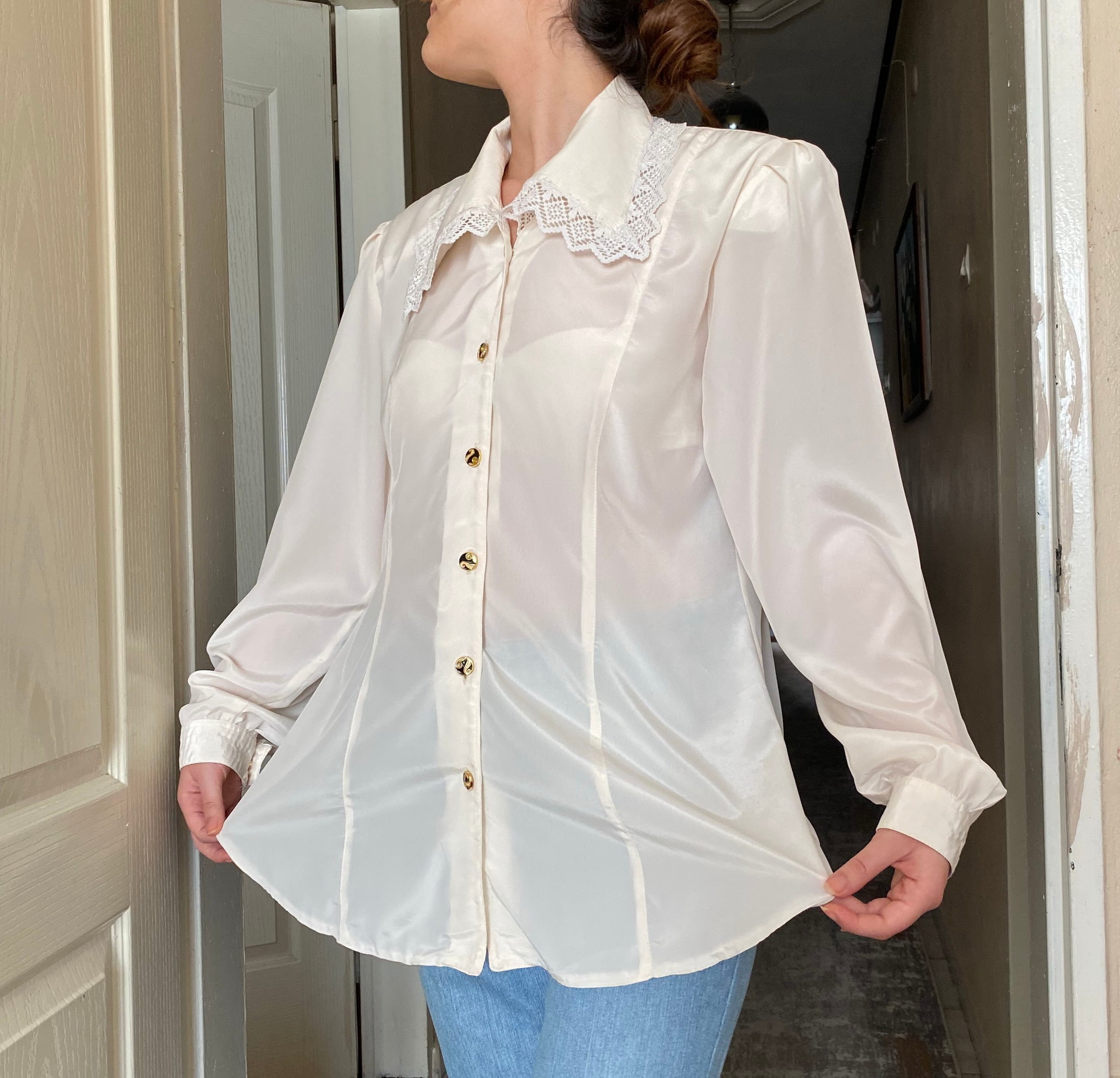 Eyelet Zita Blouse - Off White