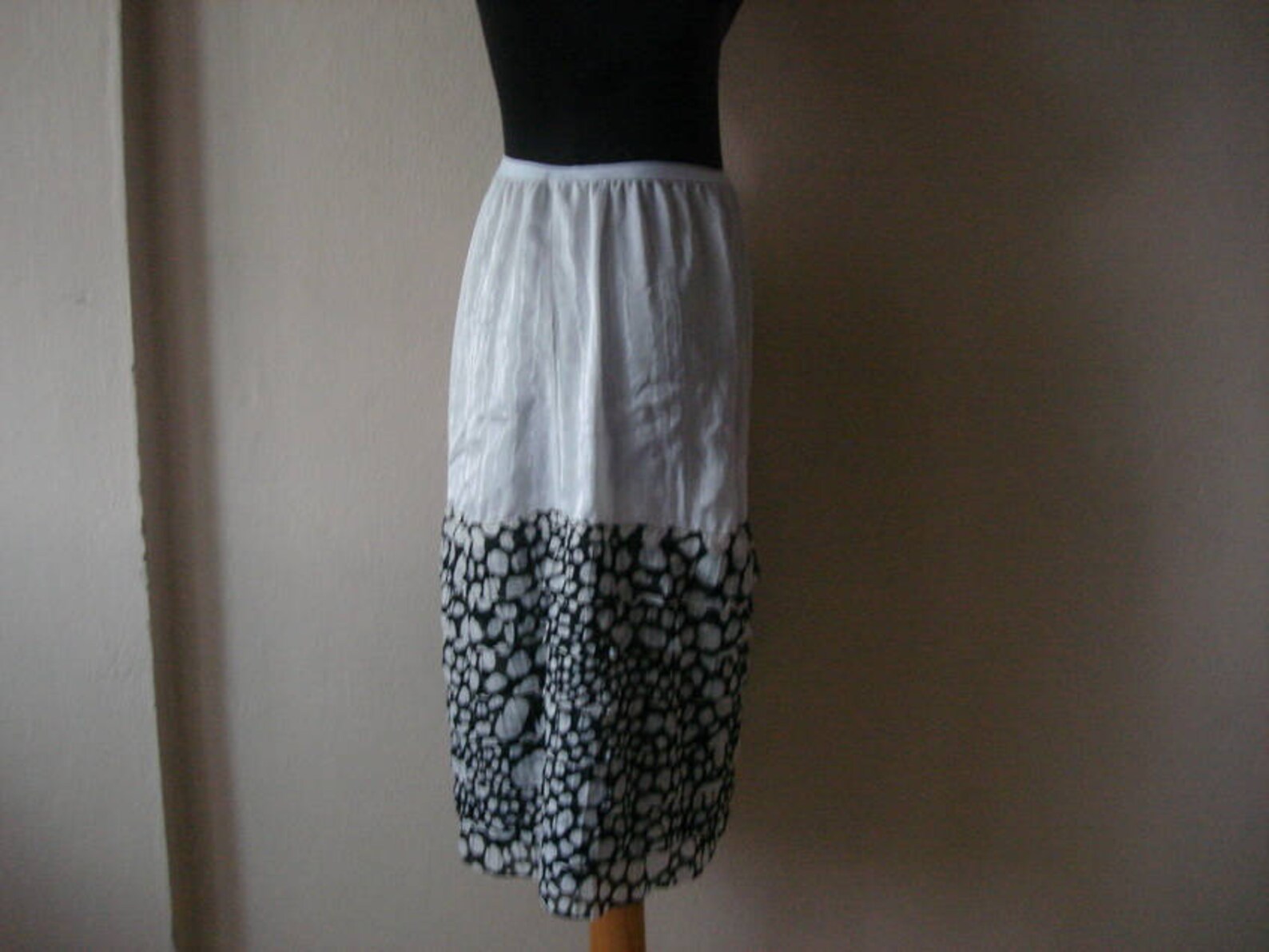 Ruffle Slip Dress Extender White Under Skirt for Women Half Etsy