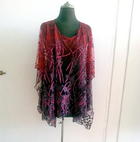 sheer capelet