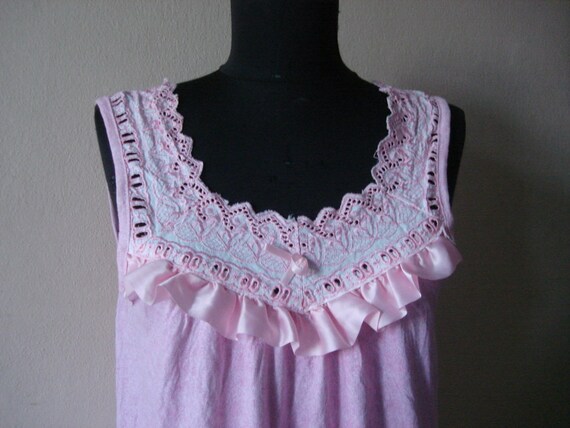 cotton lace nightie
