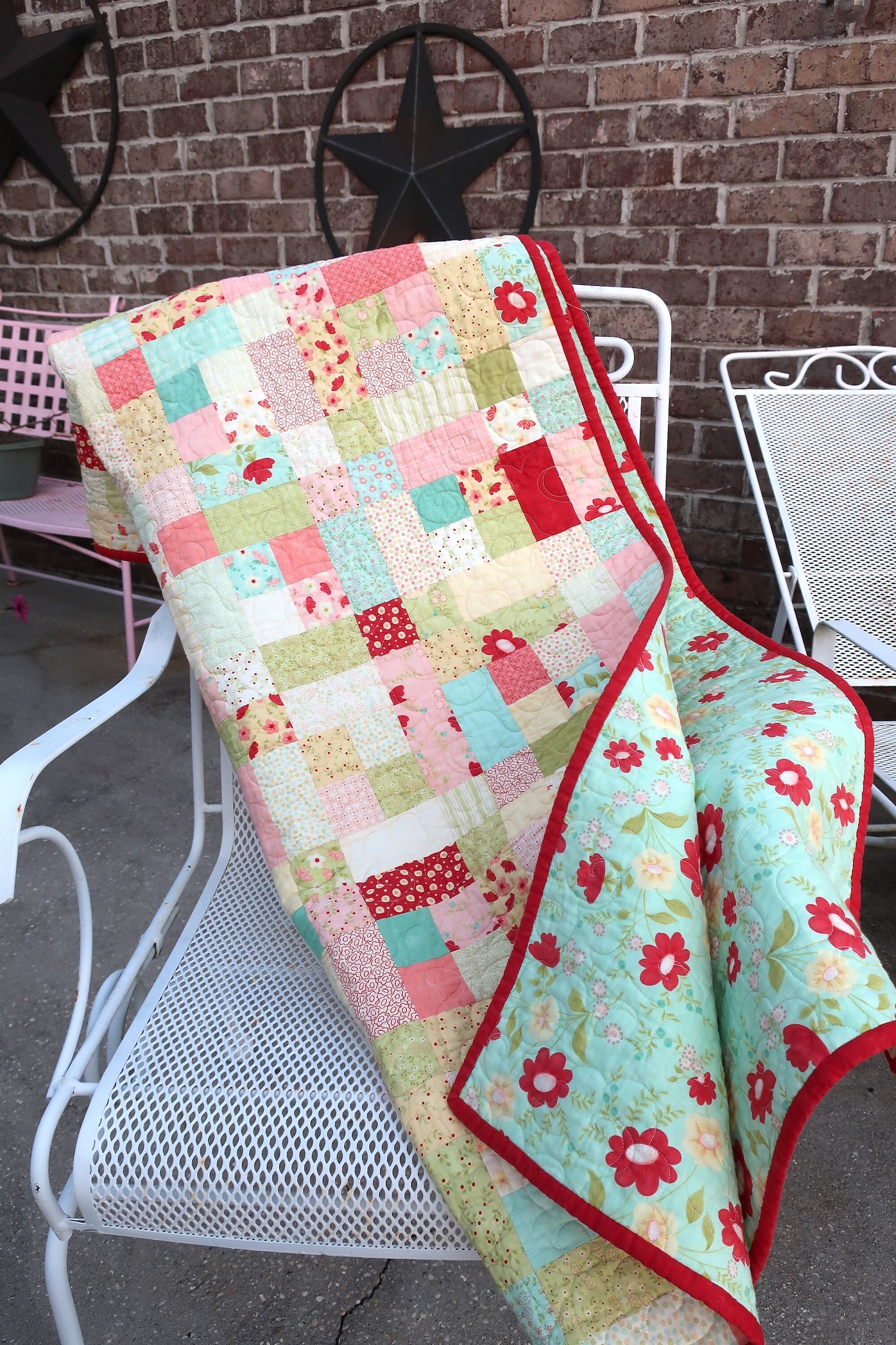 Quilt Handmade Custom Quilt Vintage Style Quilts for Sale Old Etsy