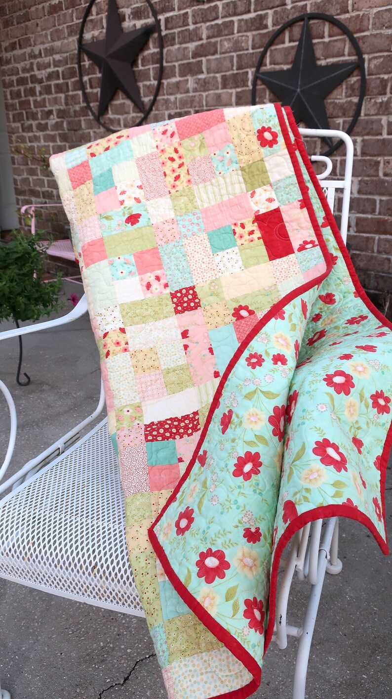 Quilt Handmade Custom Quilt Vintage Style Quilts for Sale Old Etsy