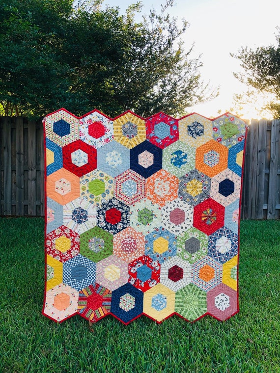 Gender neutral baby quilt homemade