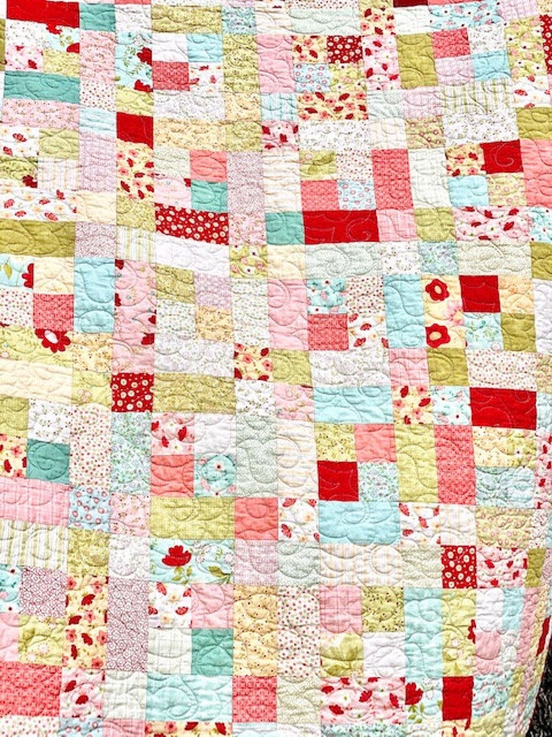 Quilt Handmade Custom Quilt Vintage Style Quilts for Sale Old Etsy