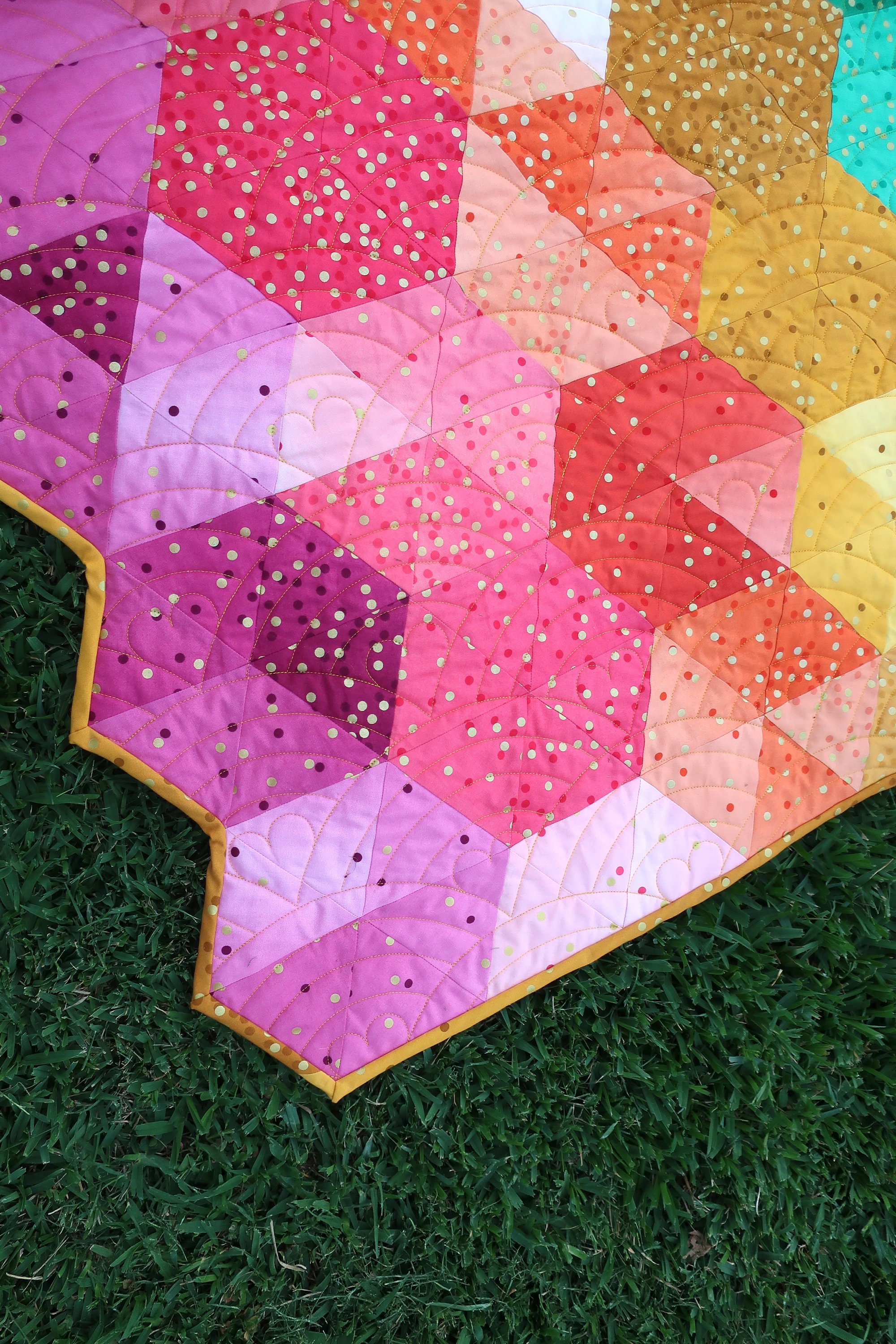 Rainbow Baby Quilt Custom Quilt Handmade Modern Quilt Etsy