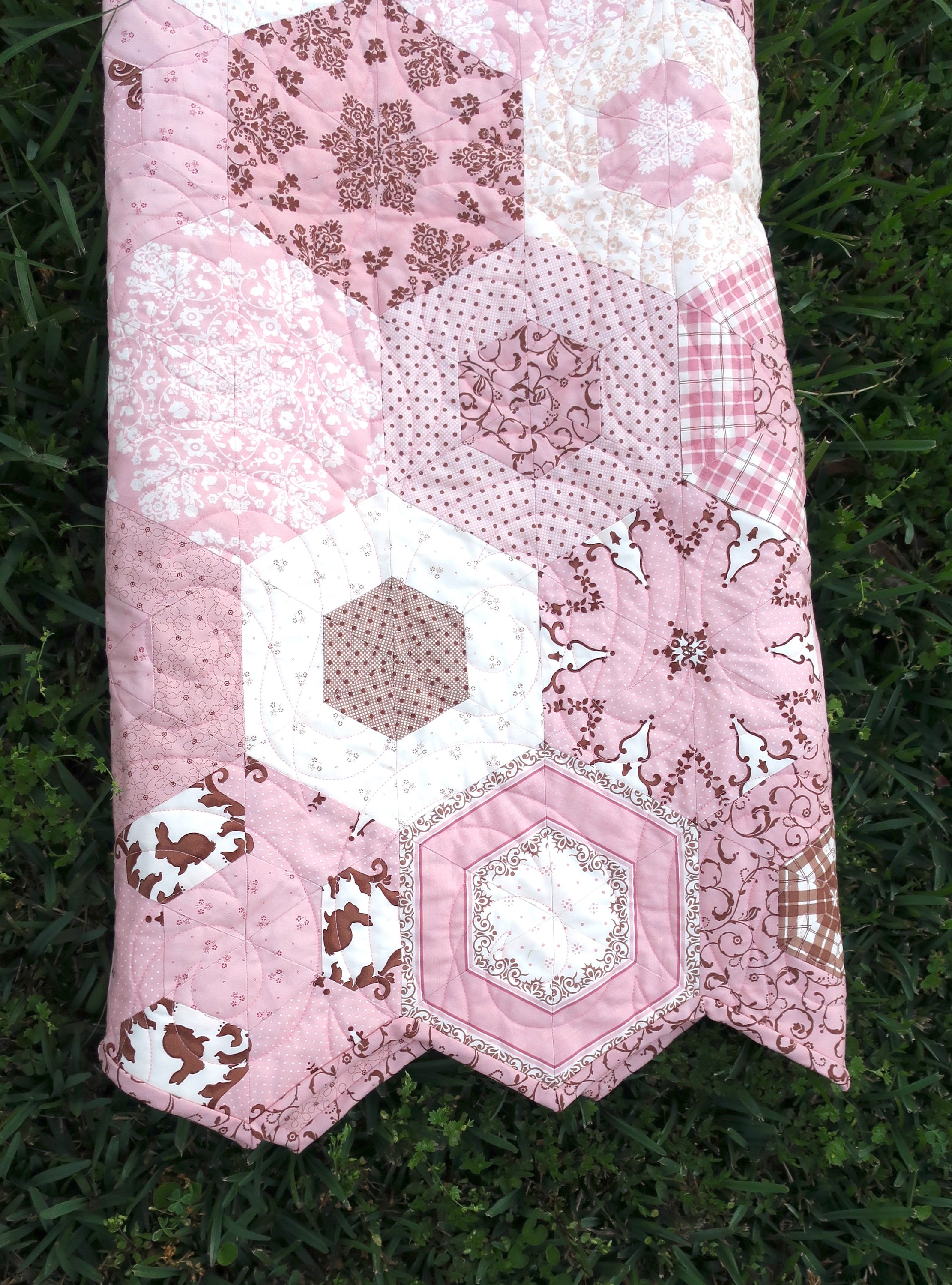 Quilt Handmade Newborn Baby Patchwork Quilt Pink Quilt Etsy