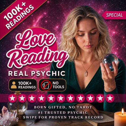 TOP* Lectura psíquica del amor / Vidente y adivina / Clarividente / Guía espiritual / Adivinación