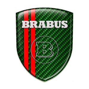 Brabus Domed Silicone Emblem/Auto Tuning Badge/Self Adhesive badges car logo for car, laptop, phone/Badge Shield with 100% UV protection