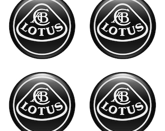 Set of 4 pcs Lotus Domed epoxy resin stickers Wheel center caps Wheel Center Hub Caps Domed epoxy emblem Self Adhesive Stickers