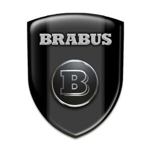 Brabus Resin Shield Sticker/Auto Tuning Badge/3D Self Adhesive/Best Gift for Car Tuning, Phone, Laptop/100% UV protection/Cars emblem