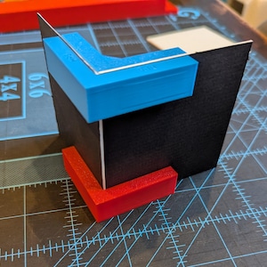 Magnetic Corner Jig Set (4) for Bookbinding and Box Making - 3D Printed Precision Tool for Crafters