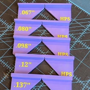 Imperial Bookbinding Corner Cutting Jig Set | 5 Precision Sizes | Professional Bookmaking Tools | Corner Guide Templates