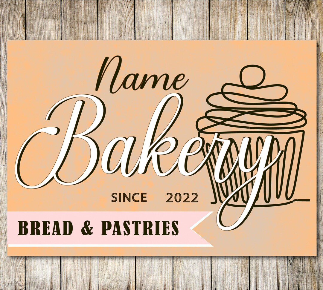 Personalized Bakery Sign: Custom Made Fresh Metal Plaque - Etsy