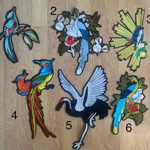 Patch thermocollant oiseau