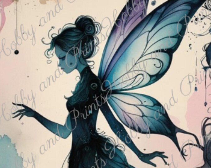 DIY Diamond Painting Full Screen Fairy Butterfly Wings Mystical Forest Elf Fantasy Legendary Figure Mystery Round Square Special Stones