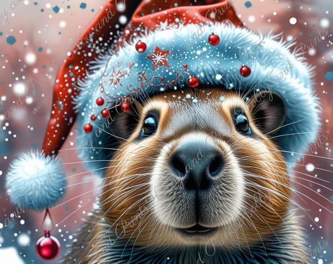 DIY Diamond Painting Full Screen capybara Christmas fantasy Anime Manga Comic Wildlife Special Stones Choice Canvas Round Square