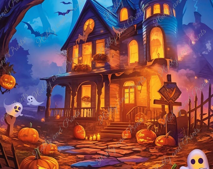 gruseliges Halloweenhaus