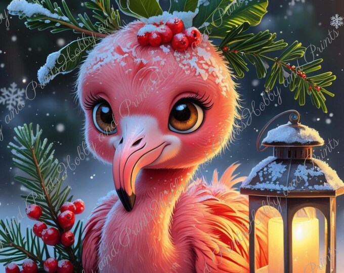 DIY Diamond Painting Full Screen Flamingo Baby Animal Christmas Snow Winter Fantasy Manga Comic Special Stones Choice Canvas Round Square