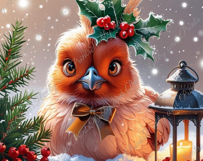 DIY Diamond Painting Full Screen Chicken Hen Christmas Snow Winter Farm Comic Special Stones Choice Canvas Round Square