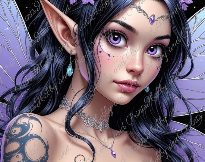 DIY Diamond Painting Full Screen Moon Fairy Night Flowers Wings Magic Tattoo Anime Manga Legendary Special Stones Choice Canvas Round Square