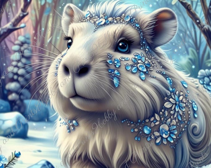 DIY Diamond Painting Full Screen Capybara Christmas fantasy Anime Manga Comic Wildlife Special Stones Choice Canvas Round Square