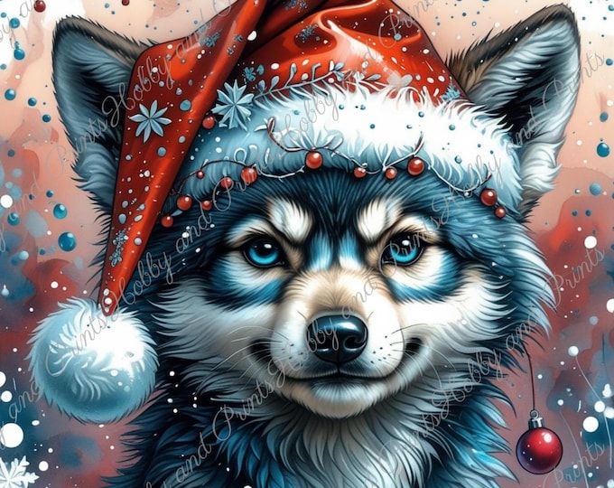 DIY Diamond Painting Full Screen wolf Christmas fantasyhusky Anime Manga Comic Wildlife Special Stones Choice Canvas Round Square