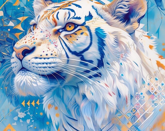 DIY Diamond Painting Full Screen Tiger Head Jungle Wildlife Kawaii Comic Anime Safari Special Stones Choice Canvas Round Square