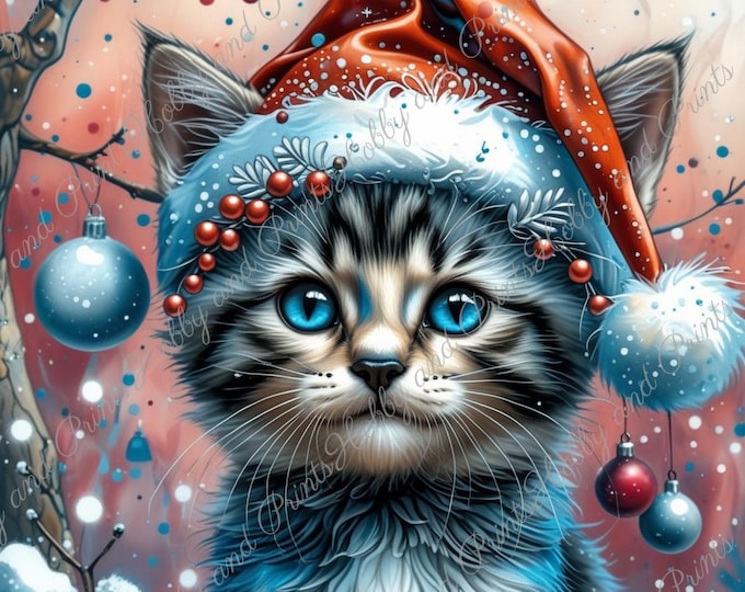 DIY Diamond Painting Full Screen cat Christmas fantasy kitty Anime Manga Comic Wildlife Special Stones Choice Canvas Round Square