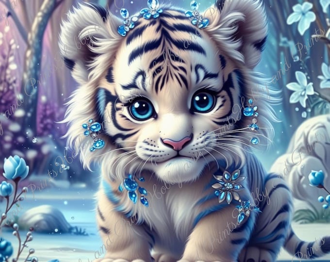 DIY Diamond Painting Full Screen Tiger  Christmas fantasy Anime Manga Comic Wildlife Special Stones Choice Canvas Round Square