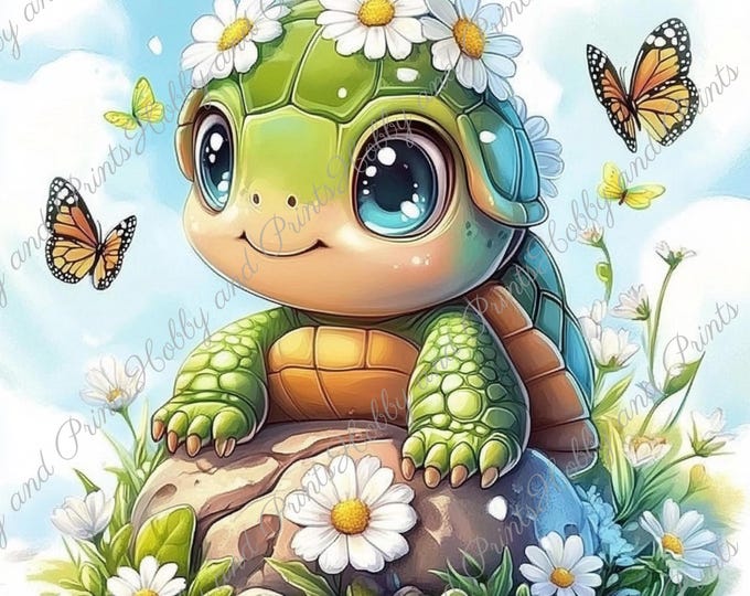 DIY Diamond Painting Full Screen Turtle Kawaii Butterfly Flower Fish Sea Water World Special Stones Choice Canvas Round Square