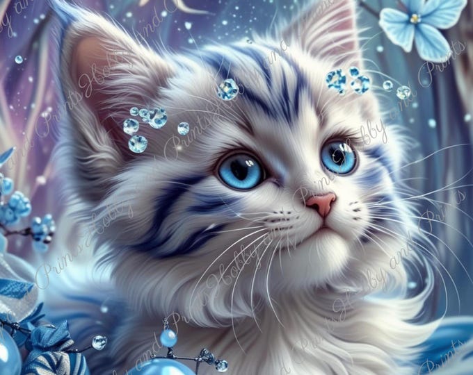 DIY Diamond Painting Full Screen cat Winter fantasy Anime Manga Comic Wildlife Special Stones Choice Canvas Round Square
