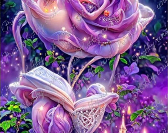 zauberhafte Violette Rose