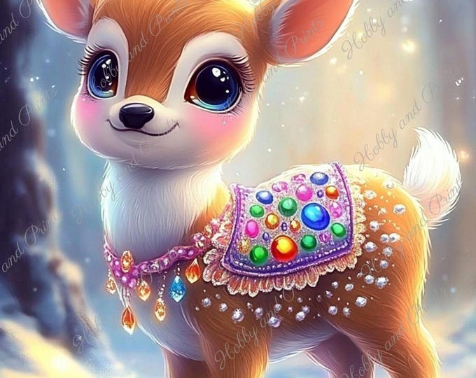 süßes Rentier zu Weihnachten