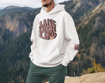 Trendy Unisex Hoodie, Cotton-Poly Blend, Kangaroo Pocket