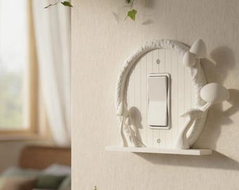 Mushroom Cover Plate - Switch & Wall Plug Decor - made to order -
