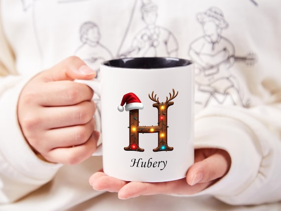 Personalized Christmas Coffee Mug,Hot Chocolate Mug,Custom Name Mug,Xmas Coffee Cup,Merry Christmas Mug,Secret Santa Gift,Christmas Gift