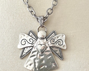 Angel Statement Assemblage Necklace Doodaba