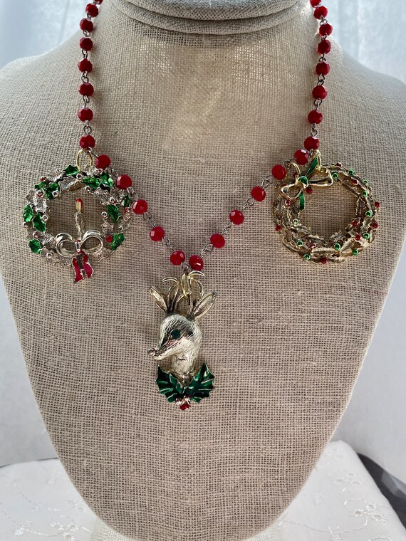 Claus jewelry deals etsy