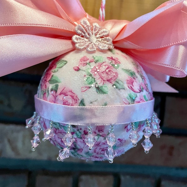 Shabby Chic Ornament Etsy