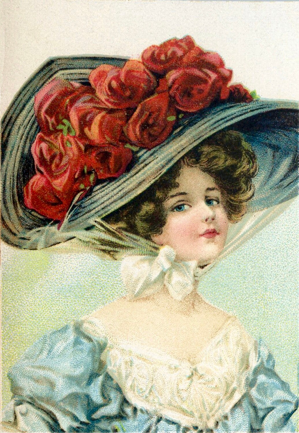 Fabric Block Vintage French Lady Rose Quilting Sewing Accessories Craft Supplies Quilt Block