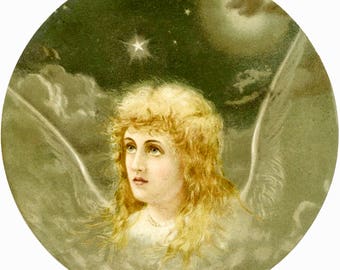 Angel Star Art Tissu Bloc 8 » Cercle Doodaba 8 x 10