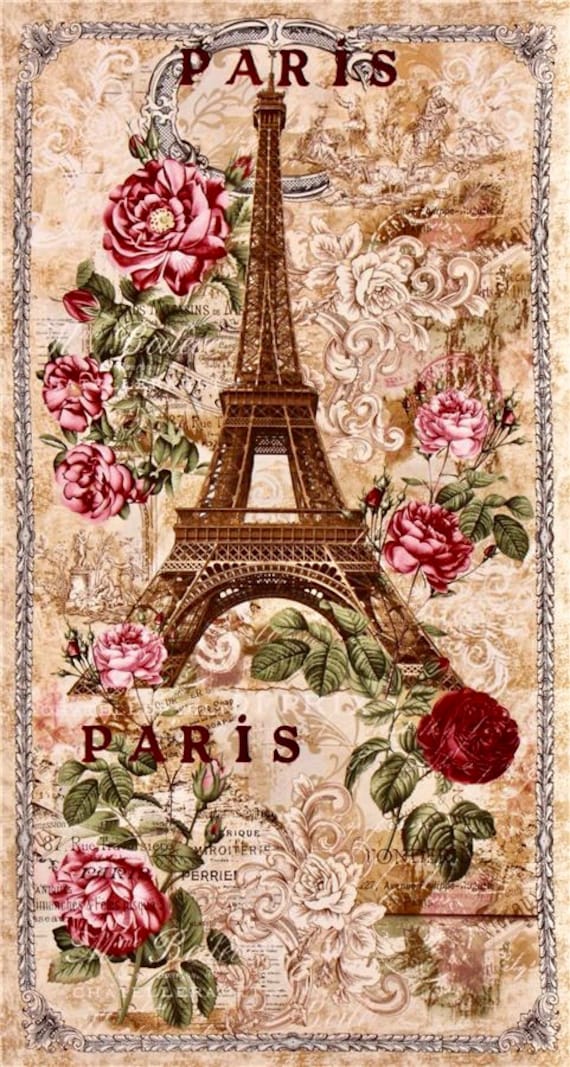 Vintage Eiffel Tower Pink