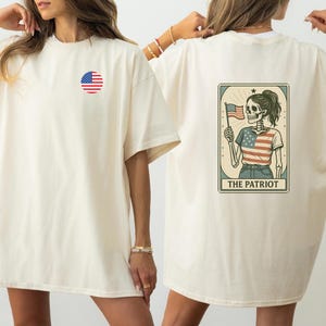 Individuell gemustertes Hemd der Amerikanischen Flagge - 4. Juli für stolze Vaterland-Frauen