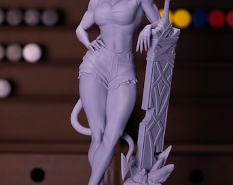 Demon girl- Dispatch [UNPAINTED DIY 3DPRINTED KIT]