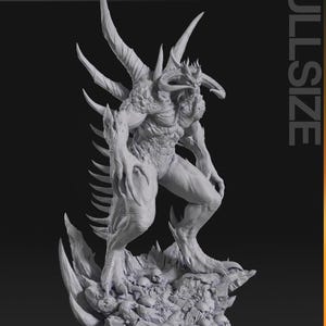 Abyssal Overlord – Demon King Resin Statue [Unpainted DIY Kit]