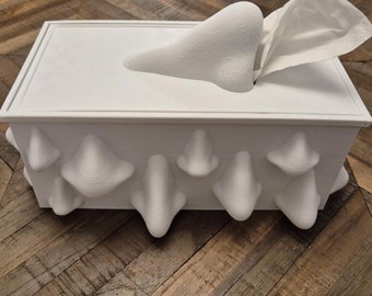 Nosey Tissue Box Cover: 3D Printed Funny Home Decor