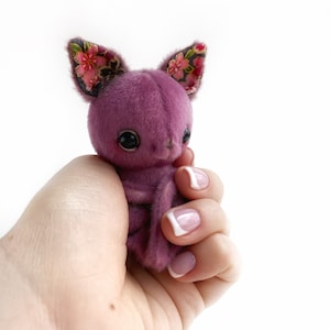 Bat PDF sewing pattern Video tutorial stuffed toy pattern kids toy pattern easy to sew for beginners TSminibears Bestseller image 7