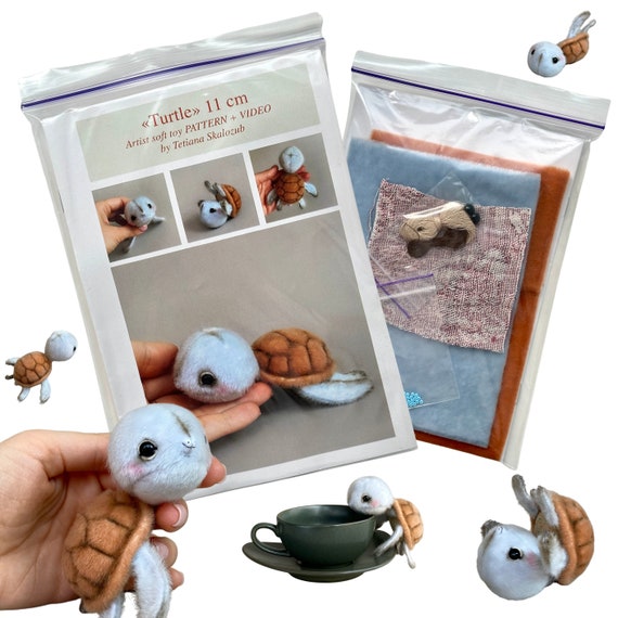  Turtle Sewing Kit for Kids Girls Boys Preschool Sewing